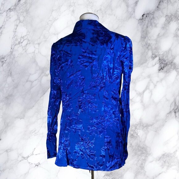 MAJORELLE Tiffany Blazer Top - Cobalt Blue - Picture 10 of 12